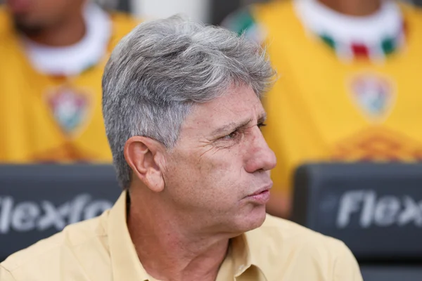 Foto colorida do técnico Renato Gaúcho, durante jogo do Fluminense - Metrópoles