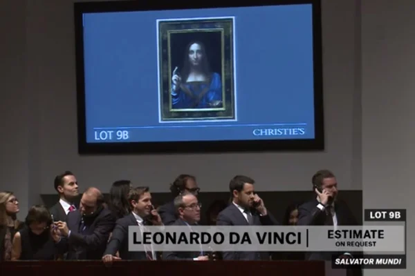 Obra atribuída a Da Vinci é leiloada por valor recorde: R$ 1,5 bilhão