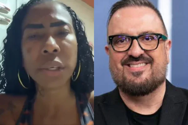 Inês Brasil se irrita ao ser chamada de “intensa” por Carelli