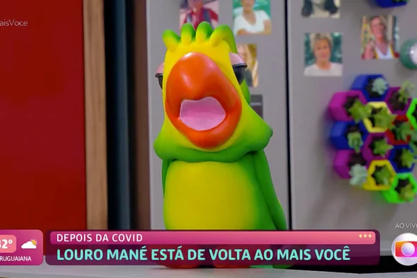 Recuperado da Covid-19, Louro Mané retorna ao Mais Você - Metrópoles