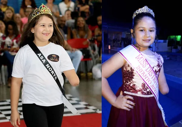 Menina com deficiência representará DF no Miss Brasil Infanto-Juvenil