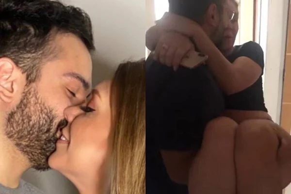 Simony é carregada pelo noivo e desabafa: “Não tem sido fácil”