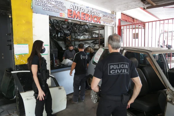 Operação PCDF contra roubo e venda de airbags