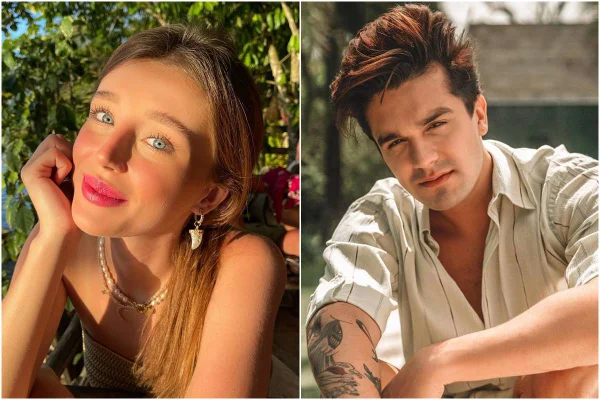 Duda Reis e Luan Santana