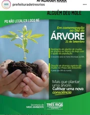 Prefeitura de Três Rios alega que frase sobre legalização da maconha é montagem Prefeitura de Três Rios alega que frase sobre legalização da maconha é montagem