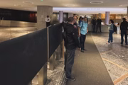 Manifestação em frente ao Centro Empresarial Itaú, no Jabaquara, contra demissões em massa