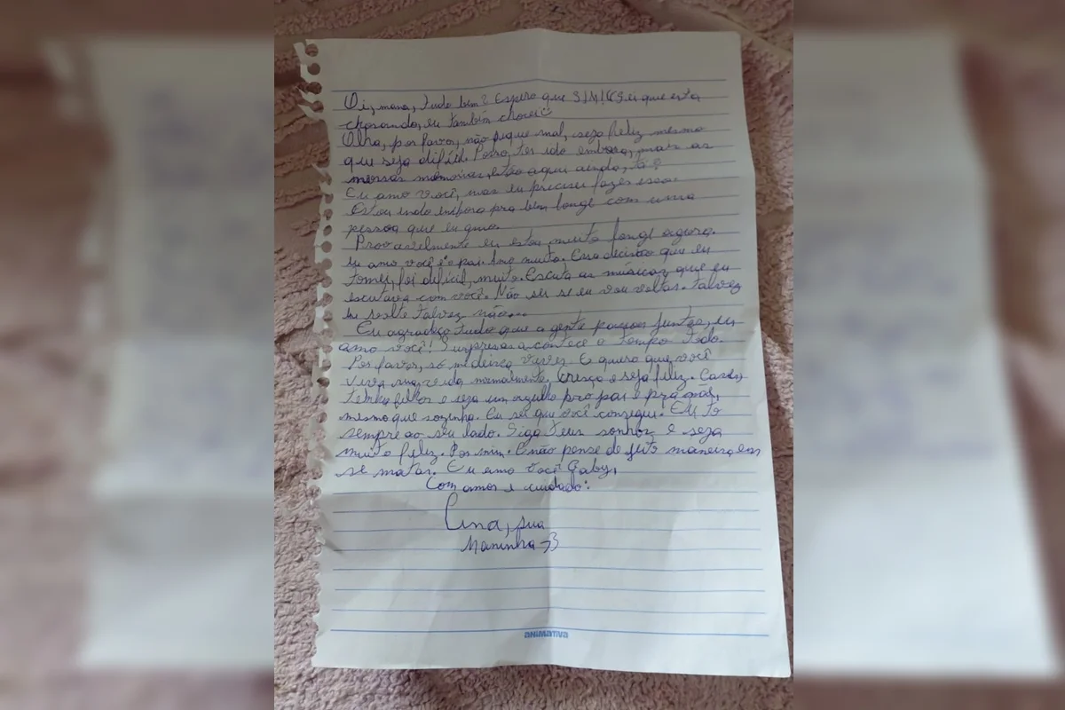 Adolescente de 13 anos desaparece em Anápolis e deixa carta para família