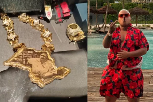 PF acha colar de ouro com imagem de Pablo Escobar na casa de MC Ryan