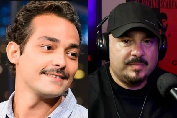 Montagem com fotos coloridas de Marcos Chiesa e Edu Sterblich - Metrópoles