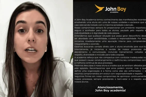 Academia se manifesta sobre orientação a engenheira para cobrir top