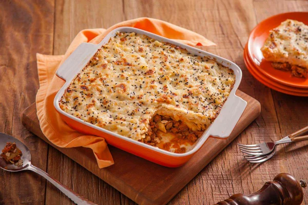 penne gratinado