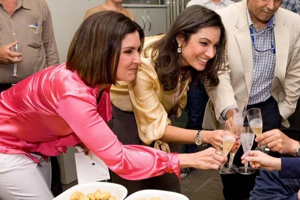 Patrícia Poeta e Fátima Bernardes