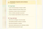 O SOS Soro deixa explícito o que fazer e o que não fazer a caminho do hospital O SOS Soro deixa explícito o que fazer e o que não fazer a caminho do hospital