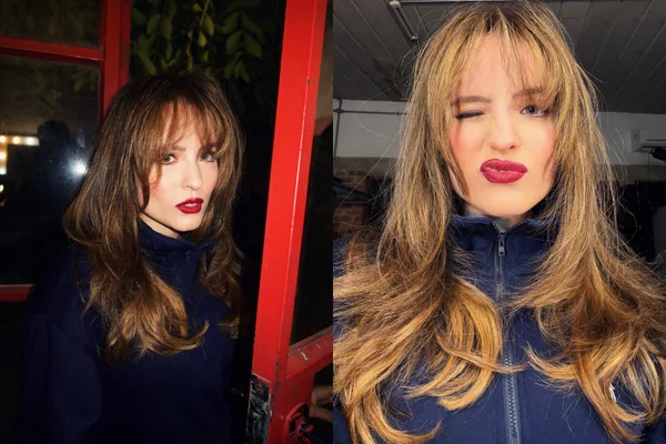 Larissa Manoela aposta em novo visual e adere à franja