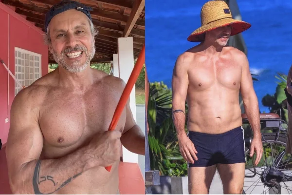 Montagem com fotos falsas de Alexandre Nero