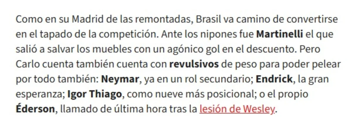 Jornal afirma que Brasil causa entusiasmo: “Ancelotti faz magia” - imagem 4 Jornal afirma que Brasil causa entusiasmo: “Ancelotti faz magia” - imagem 4