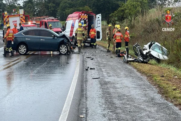 Homem fica ferido em estado grave após acidente em curva da DF-280