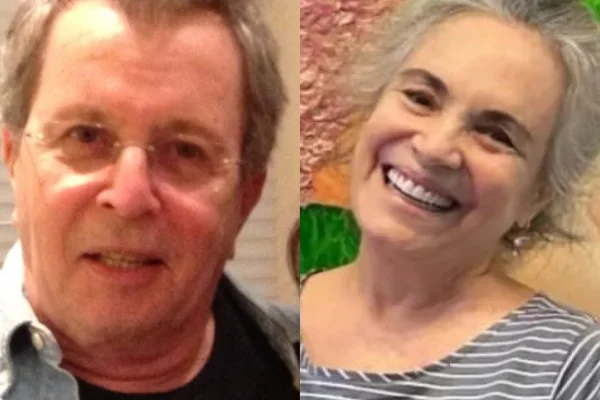 Montagem feita a partir de fotos das redes sociais de Regina Duarte e Daniel Filho - Metrópoles