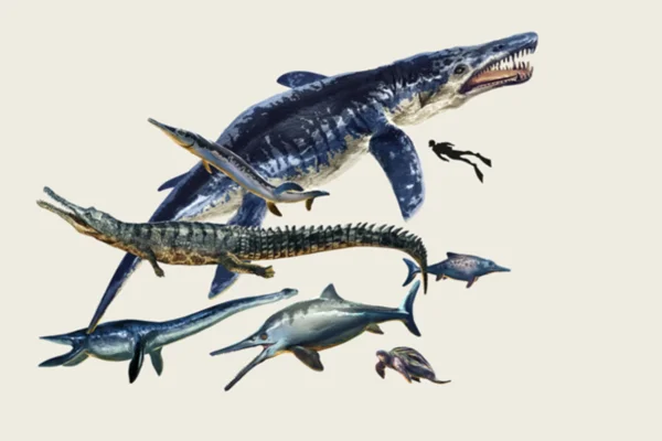 Oceano tinha predadores que caçavam só predadores gigantes, diz estudo dinossauros marinhos