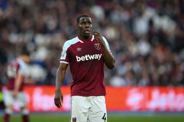 Zagueiro do West Ham. Kurt Zouma