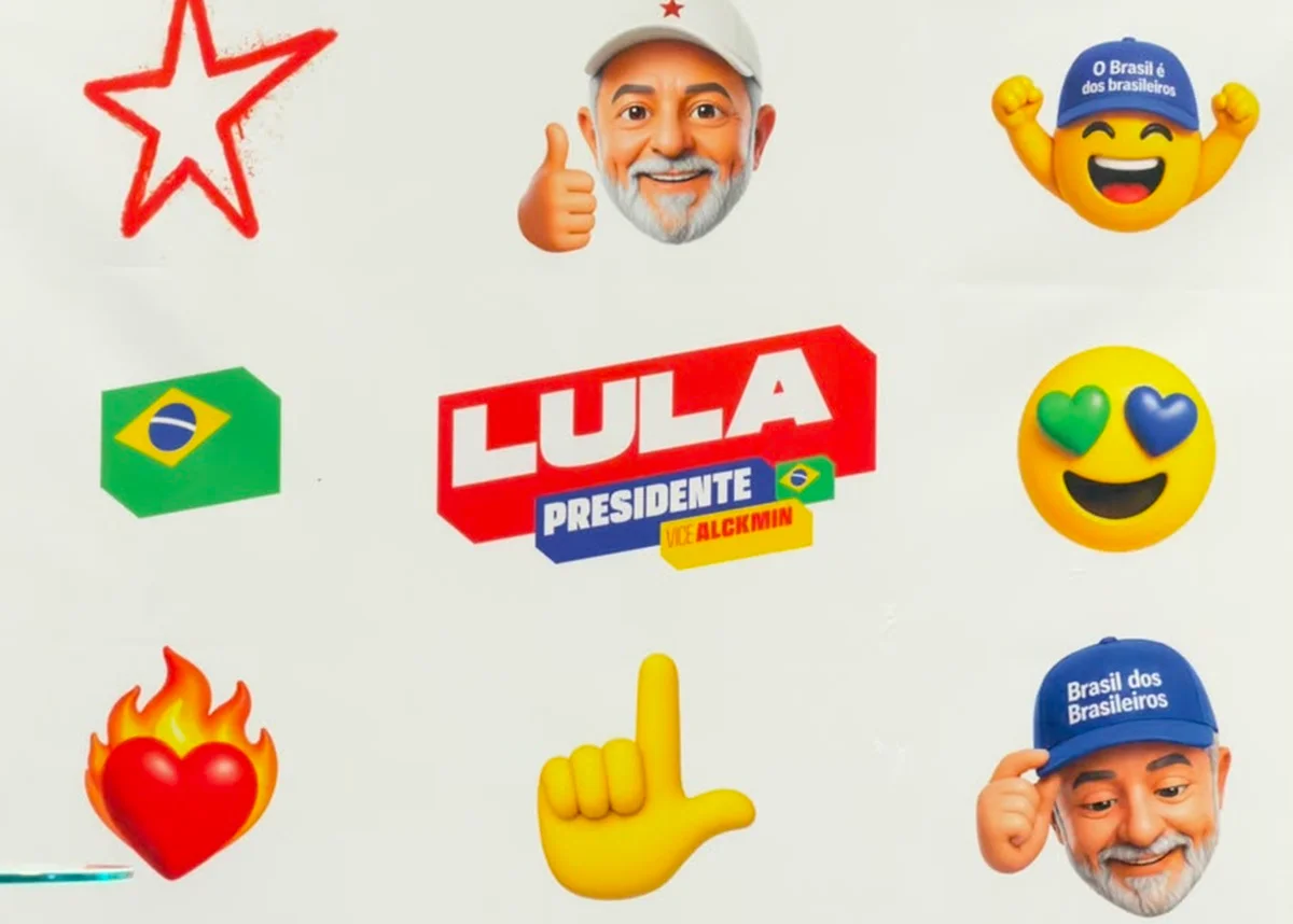 Campanha de Lula lança pacotão de figurinhas para “zap” - imagem 1 Campanha de Lula lança pacotão de figurinhas para “zap” - imagem 1