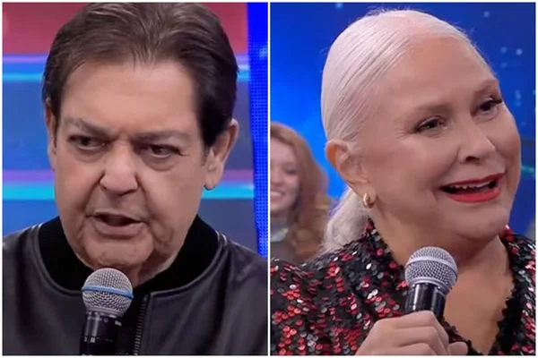 Faustão relembra momento e alfineta Fafá de Belém: “Gosta de confusão”