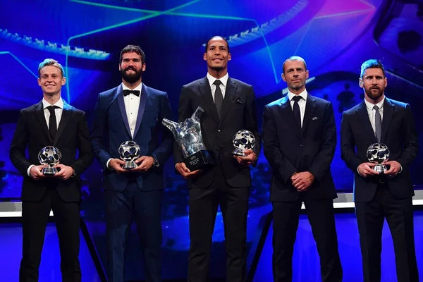 Van Dijk, Alisson, Messi e De Jong eleitos os melhores da Europa