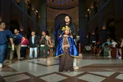 Isabele, de 6 anos, e sua mãe, Francilaine, em Aparecida Isabele, de 6 anos, e sua mãe, Francilaine, em Aparecida