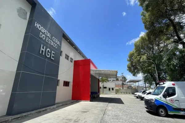 Fachada do hospital Geral do Estado vítima - Metrópoles