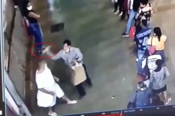 Câmeras flagram momento em que engraxate esfaqueia homem na Rodoviária do Plano