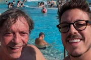 Fábio Porchat com o pai Fábio Porchat com o pai