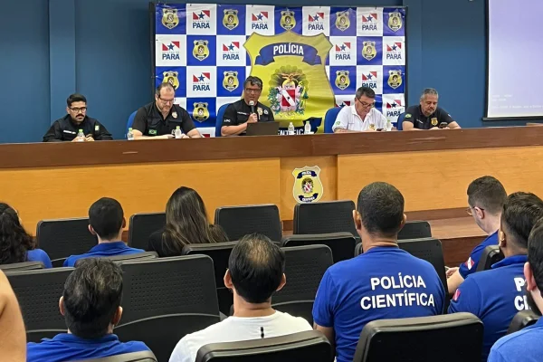 Imagem colorida de repasse da PF sobre o caso dos corpos encontrado em barco à deriva no Pará - Metrópoles