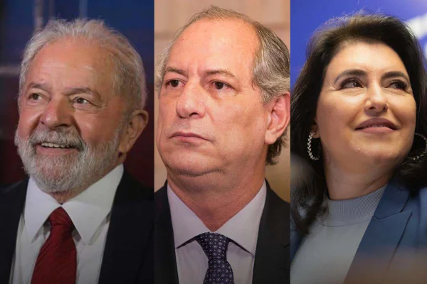 Lula, Ciro Gomes e Simone Tebet