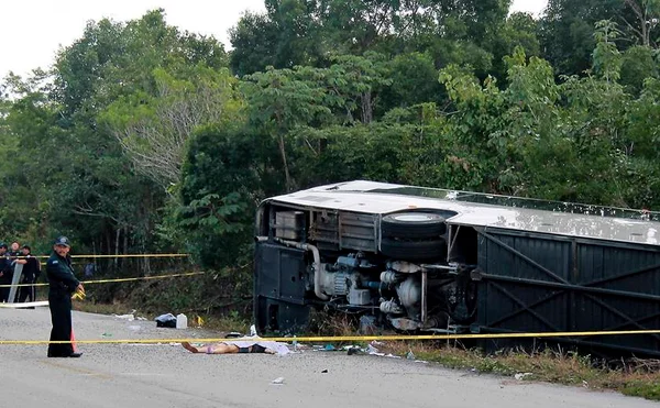 Acidente no México mata 12 turistas. Há brasileiros entre as vítimas