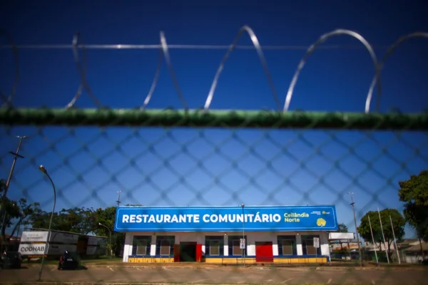 Brasília-DF. 29/06/2026 Restaurante Comunitário de Ceilandia Norte fechado após greve de funcionários.