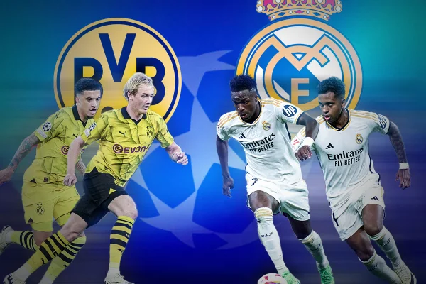 Imagem colorida das equipes que irão disputar a final da Champions League- Metrópoles