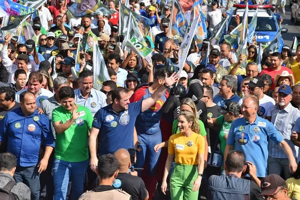Evento de campanha de Gustavo Mendanha, candidato ao Governo de Goiás