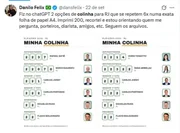 22 mil seguidores: Danilo Félix, influencer conservador, também declarou as intenções de voto, com maioria do Partido Liberal (PL) 22 mil seguidores: Danilo Félix, influencer conservador, também declarou as intenções de voto, com maioria do Partido Liberal (PL)