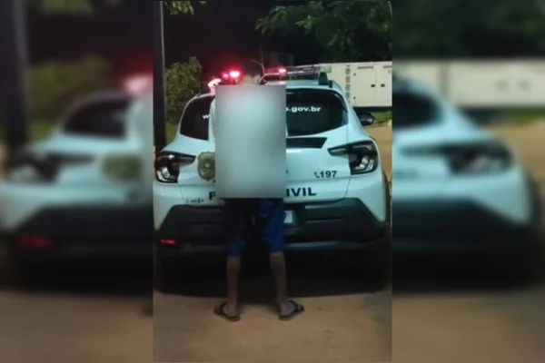 homem é preso em flagrante após agredir namorada