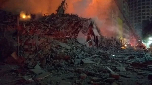 Torre que pegou fogo e ruiu em São Paulo foi detenção de Nobel da Paz