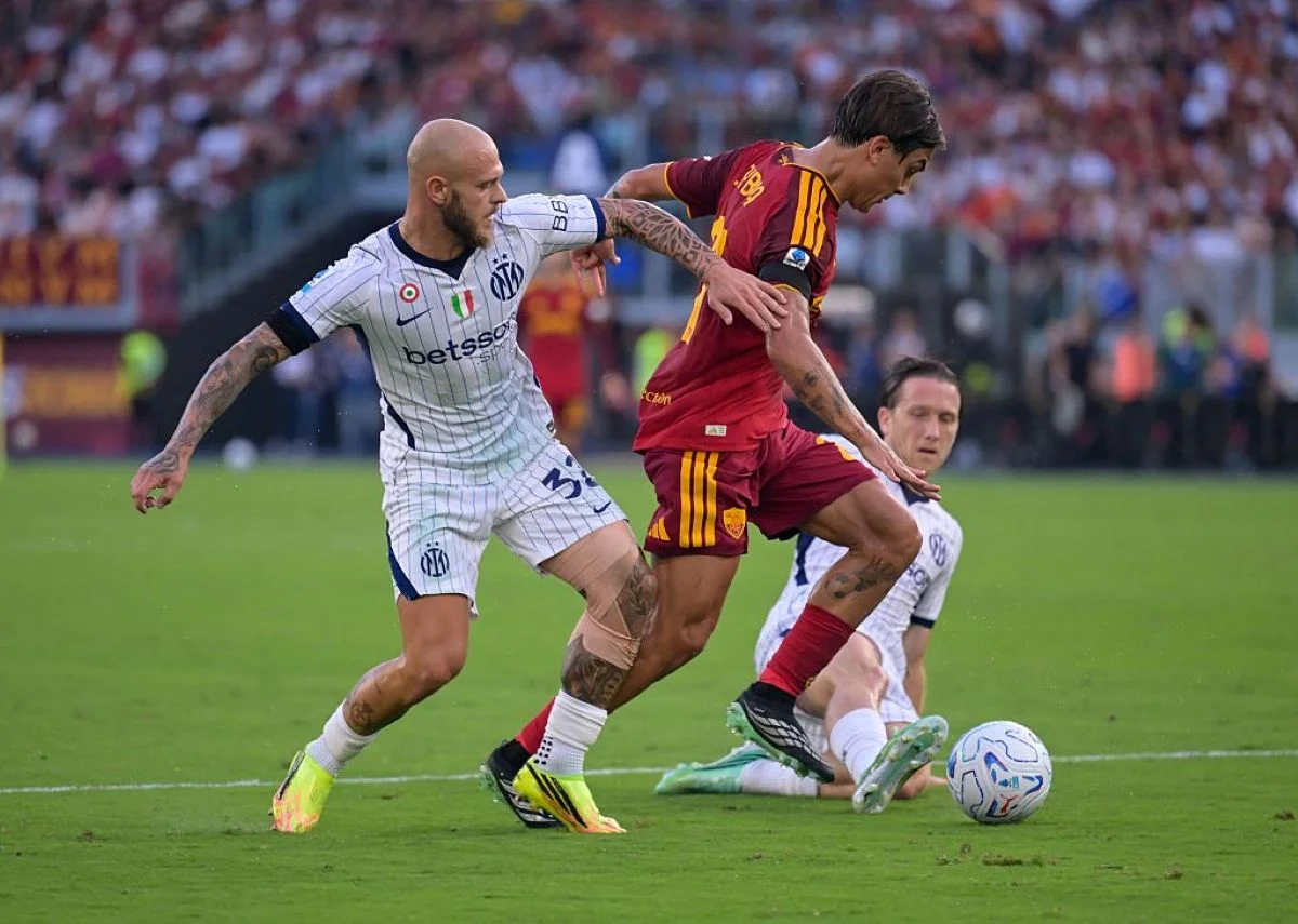 Roma e Inter empataram em 2 x 2 Roma e Inter empataram em 2 x 2