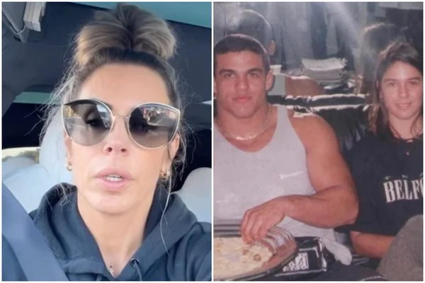 Fotos justapostas de Joana Prado e Vitor Belfort com Priscila Belfort - Metrópoles
