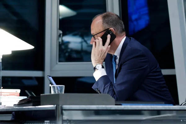 Imagem colorida de futuro chanceler da Alemanha Friedrich Merz - Metrópoles
