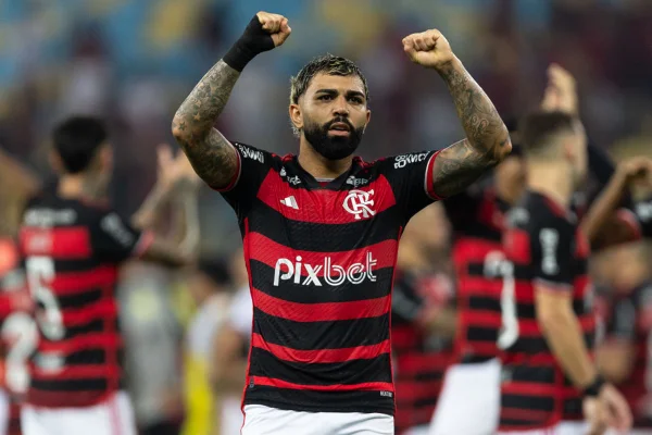 Imagem colorida de Gabigol - Metrópoles