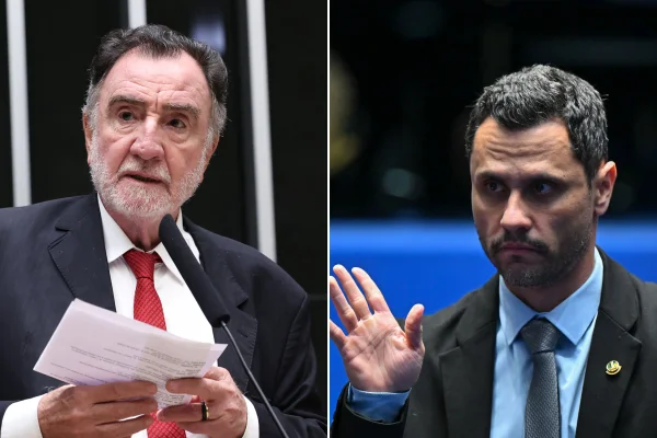 Montagem com Patrus Ananias e Cleitinho Azevedo