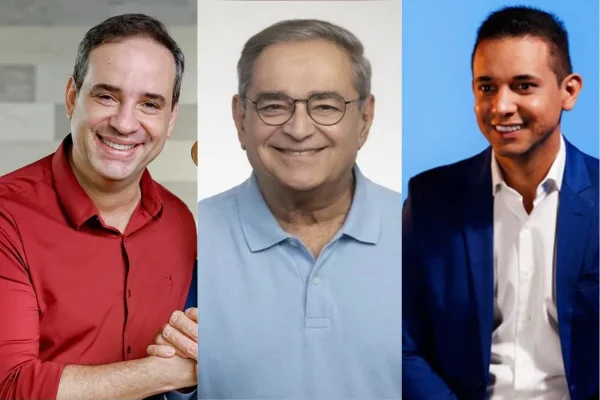 Imagem colorida, Cadu de Lula, Álvaro Dias, e Allyson Bezerra - Metrópoles
