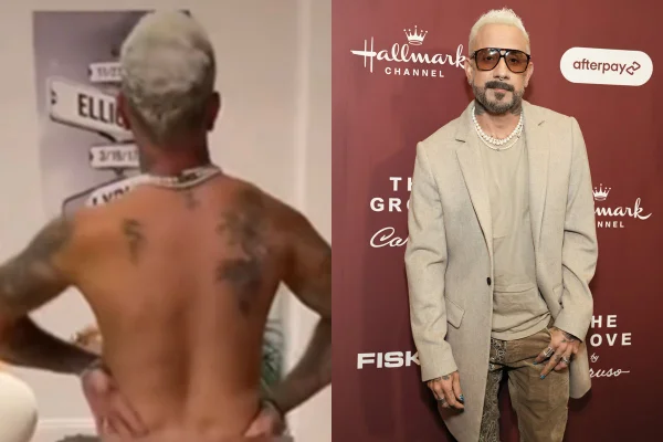 Foto colorida de AJ McLean, do Backstreet Boys - Metrópoles