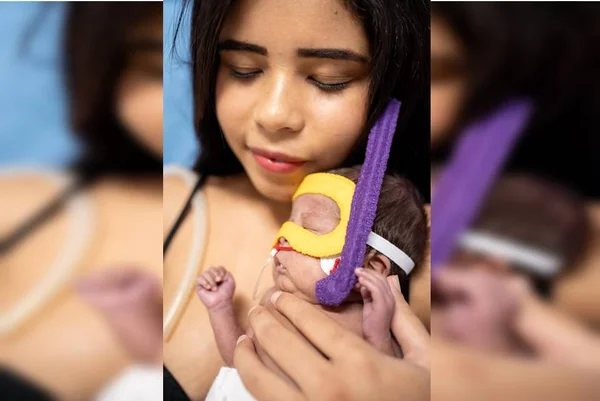 Mãe e bebê prematuro - Metrópoles