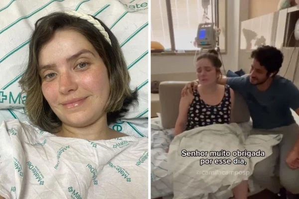 Com câncer, cantora gospel se emociona ao conseguir sentar