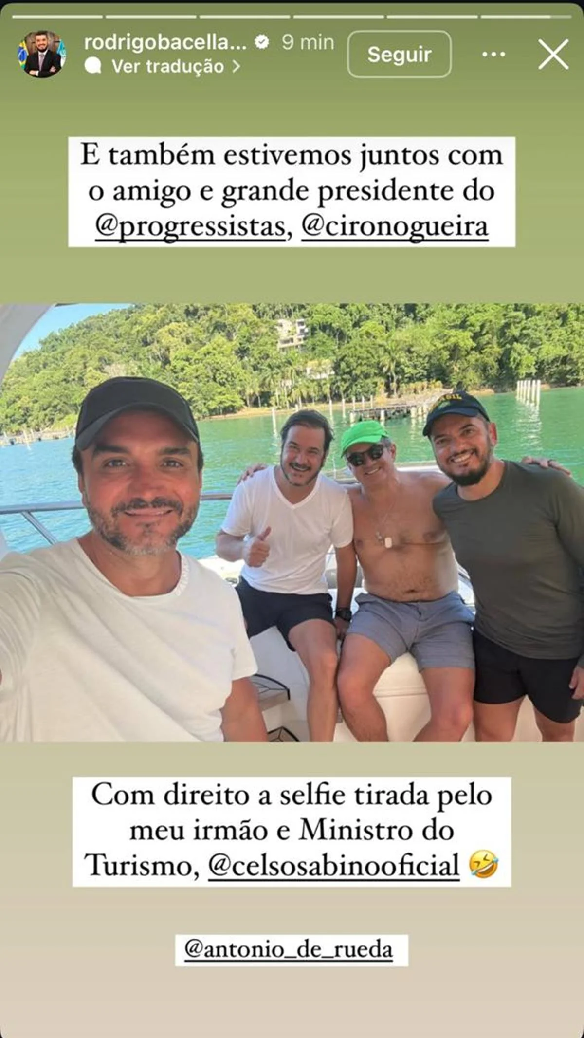 O ministro do Turismo, Celso Sabino, e com o presidente da Alerj, Rodrigo Bacelar, e o presidente do União Brasil, Antonio Rueda O ministro do Turismo, Celso Sabino, e com o presidente da Alerj, Rodrigo Bacelar, e o presidente do União Brasil, Antonio Rueda
